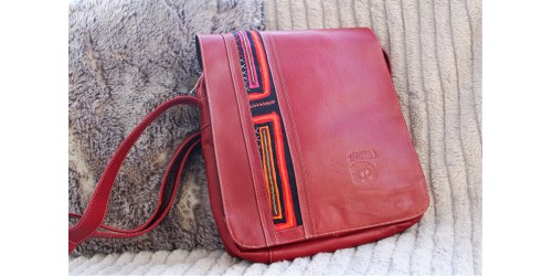 Alma - Leather bag with mola